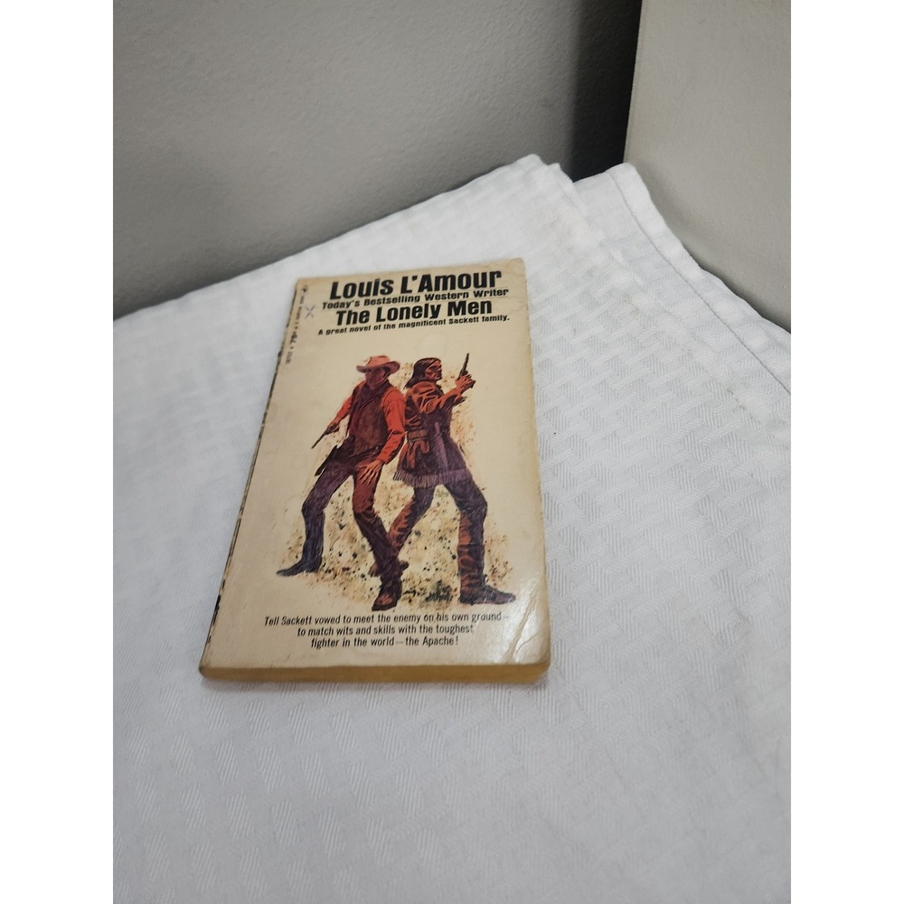 Louis L'Amour The Lonely Men Sackett Family Vintage Paperback Bantam Book